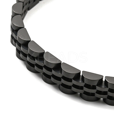 Ion Plating(IP) 304 Stainless Steel Thick Link Chain Bracelet BJEW-G649-09B-1