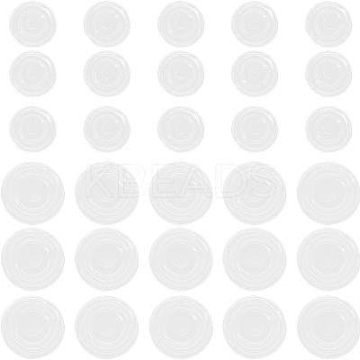 80Pcs 2 Style PVC Anti Slip Pads for Glass Table Top KY-GF0001-46-1