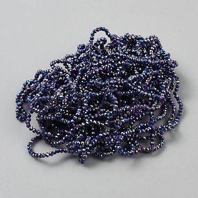 Opaque Glass Beads Strands GLAA-TAC0028-005A-1