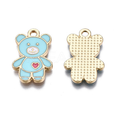 Alloy Pendants X-ENAM-S119-087B-RS-1