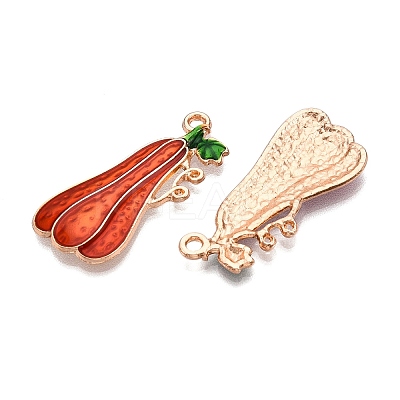Thanksgiving Day Theme Alloy Enamel Pendants ENAM-T020-52H-01-1