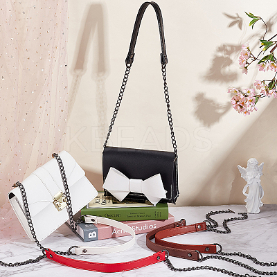 5Pcs 5 Colors Imitation Leather Bag Straps FIND-WR0010-20-1