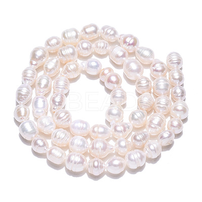 Natural Baroque Pearl Keshi Pearl Beads Strands X1-PEAR-S020-F04-01-1