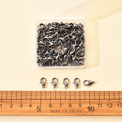 Zinc Alloy Lobster Claw Clasps PALLOY-YW0001-12B-1
