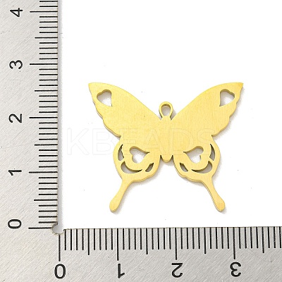 304 Stainless Steel Pendants STAS-M067-02G-1