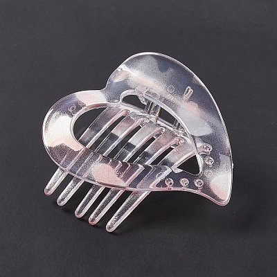 Heart Plastic Claw Hair Clips PHAR-F015-02B-1