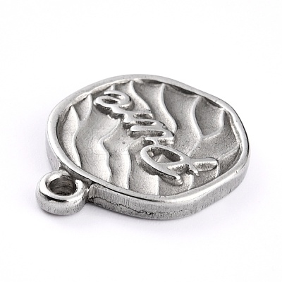 Non-Tarnish 304 Stainless Steel Pendants STAS-G242-11P-1