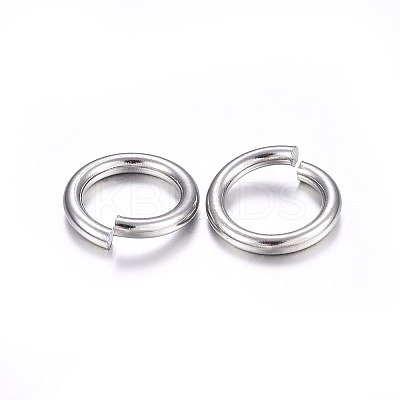 Tarnish Resistant 304 Stainless Steel Open Jump Rings STAS-F174-12P-1
