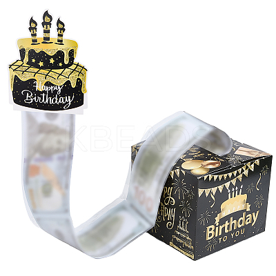 Happy Birthday Day Money Box for Cash Gift Pull DIY-WH200050-31B-1