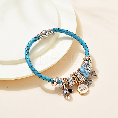 Faux Leather European Bracelets FS-WG51552-01-1