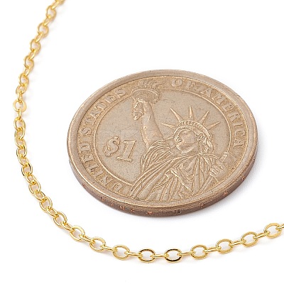 Brass Cable Chain Necklaces NJEW-JN04511-07-1