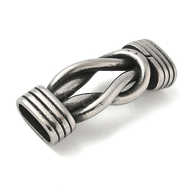 304 Stainless Steel Knot Connector Charms STAS-Z147-11AS-05-1
