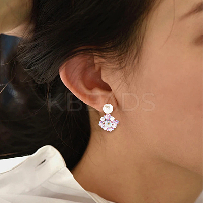 16Pcs 8 Styles 316 Surgical Stainless Steel Clip-on Earring Converters Findings STAS-SC0010-36-1