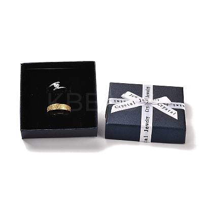 Cardboard Couple Ring Packaging Boxes CON-Z006-02B-1