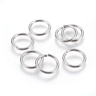 Tarnish Resistant 304 Stainless Steel Saw Cut Open Jump Rings STAS-P212-24P-02-1