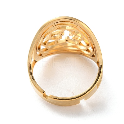 304 Stainless Steel Open Rings for Women RJEW-S240-03G-1