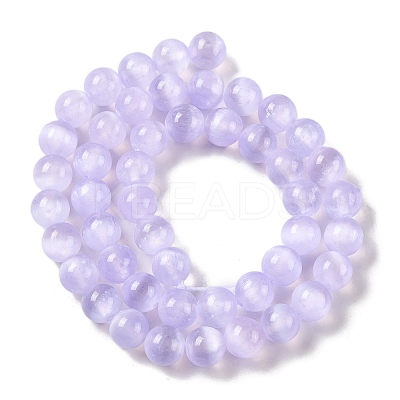 Natural Selenite Beads Strands G-C142-01A-02-1