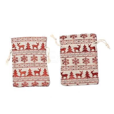Cotton Gift Packing Pouches Drawstring Bags ABAG-B001-01B-07-1