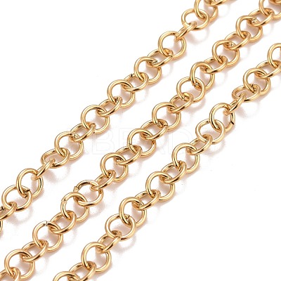 PVD Vacuum Plating 304 Stainless Steel Rolo Chains CHS-F011-08C-G-1