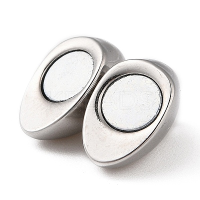 Non-Tarnish 304 Stainless Steel Magnetic Clasps STAS-K265-01B-P-1