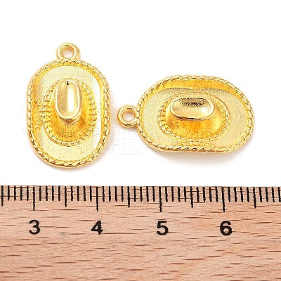 Tibetan Style Alloy Hat Pendants TIBEP-1023-G-FF-1