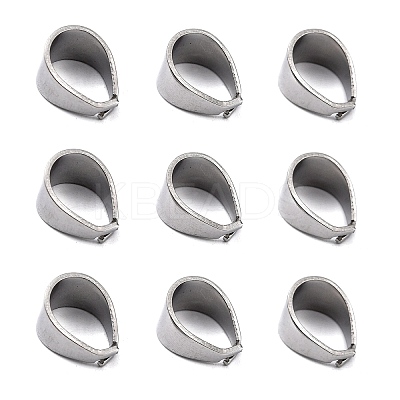 Tarnish Resistant 304 Stainless Steel Snap on Bails LS-X-STAS-R065-34-1