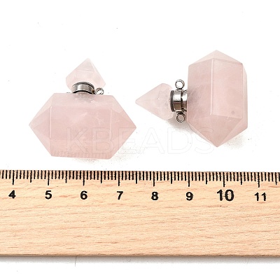 Gemstone Perfume Bottle Pendants G-L623-08P-1