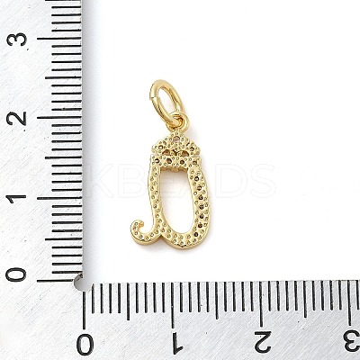 Brass Micro Pave Cubic Zirconia Pendants KK-M273-01G-U-1