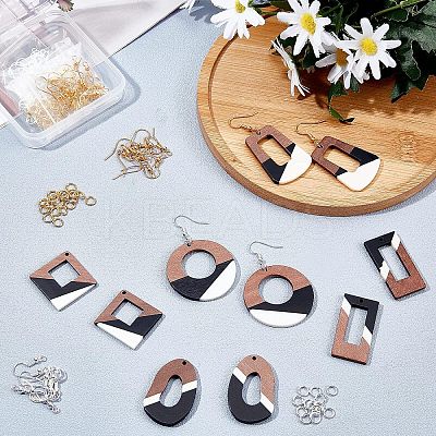 DIY Dangle Earring Making Kits DIY-OC0006-20-1