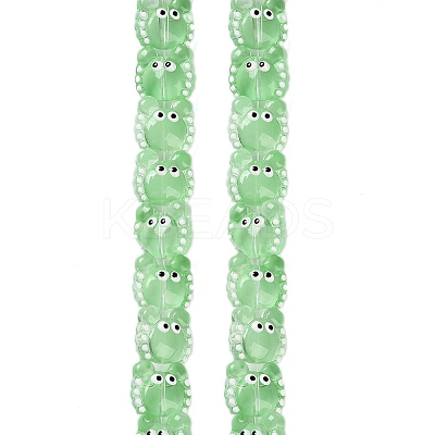 Transparent Glass Beads Strands LAMP-L078-010G-1