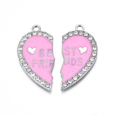 Alloy Enamel Split Pendant ENAM-S130-25F-1