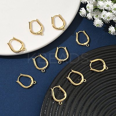 SHEGRACE Brass Hoop Earrings Findings XGR0157G-87G-1