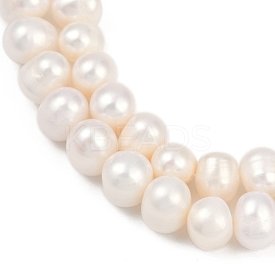 Natural Cultured Freshwater Pearl Beads Strands PEAR-I007-07X-11A-1