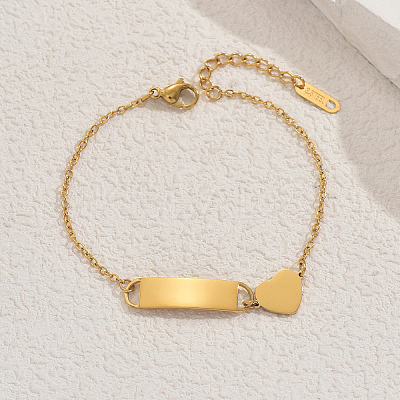 Stainless Steel Link Bracelets IH0298-1