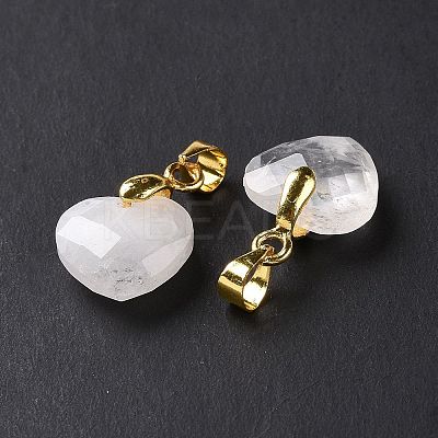 Natural Quartz Crystal Pendants G-C023-07L-1