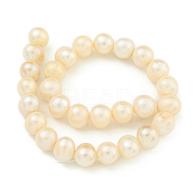 Natural Cultured Freshwater Pearl Beads Strands PEAR-C003-09F-X-1