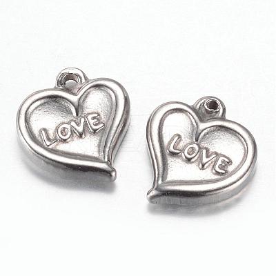 Non-Tarnish 201 Stainless Steel Charms STAS-G081-22P-1