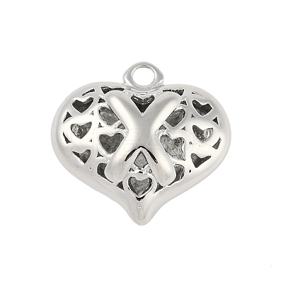 Hollow Brass Pendants for Valentine's Day KK-M289-03X-P-1
