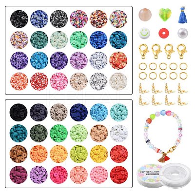 DIY Heishi Bracelet Necklace Making Kit DIY-YW0006-75-1