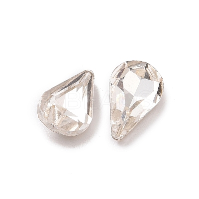 Glass Rhinestone Cabochons GGLA-P002-07C-01-1