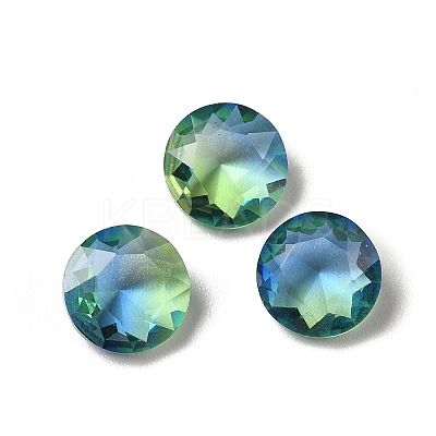 Faceted K9 Glass Rhinestone Cabochons GGLA-B002-01A-1