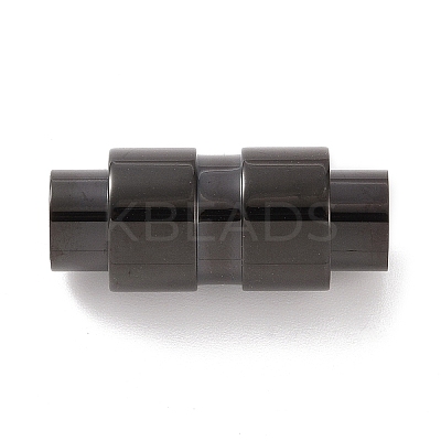 Ion Plating(IP) 304 Stainless Steel Magnetic Clasps with Glue-in Ends STAS-H048-2B-1