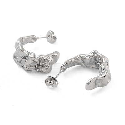 Non-Tarnish 304 Stainless Steel Stud Earrings EJEW-P258-47P-1
