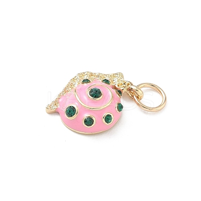 304 Stainless Steel Enamel Charms STAS-A131-03B-G-1