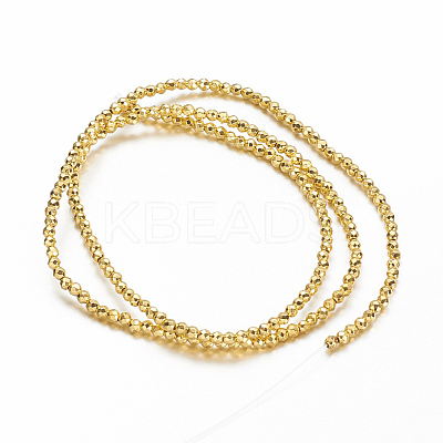 Non-magnetic Synthetic Hematite Beads Strands X-G-P218-26-G-1