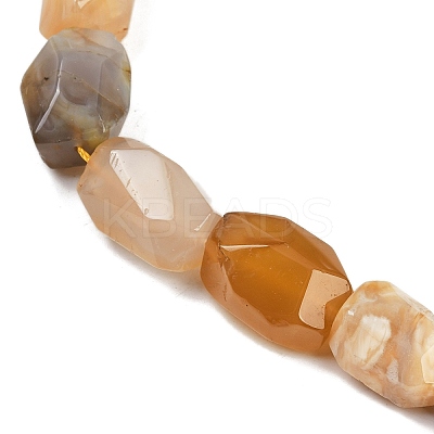 Natural Yellow Botswana Agate Beads Strands G-F796-C05-01-1