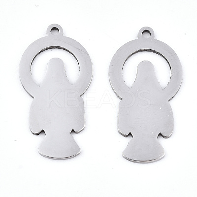 Non-Tarnish Easter 201 Stainless Steel Pendants STAS-S081-042-1