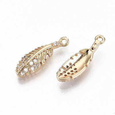 Brass Micro Pave Cubic Zirconia Pendants LS-KK-S359-040-RS-1