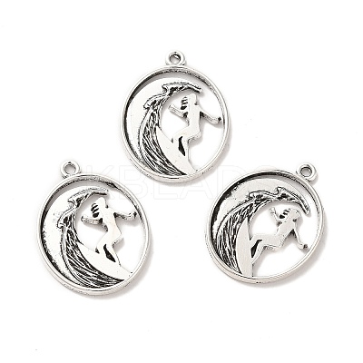 Tibetan Style Alloy Pendants TIBE-B001-23AS-1