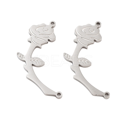 Non-Tarnish 304 Stainless Steel Connector Charms STAS-Z078-20P-1